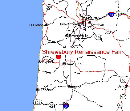 [Overview Map to Shrewsbury]