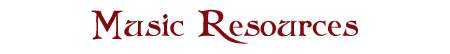 Music Resources
